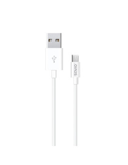 Kabel savio cl-124 (micro usb - usb 2.0 typu a   2m  kolor biały)