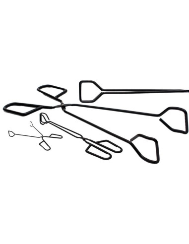 Szczypce do grilla czarne dł 31,5cm