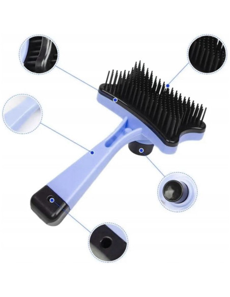 Szczotka do czesania zwierząt samoczyszcząca