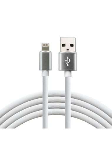 Kabel zasilający everactive cbs-1iw (usb - lightning   1m  kolor biały)