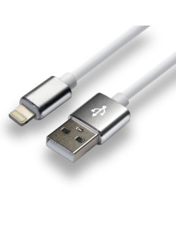Kabel zasilający everactive cbs-1iw (usb - lightning   1m  kolor biały) 2