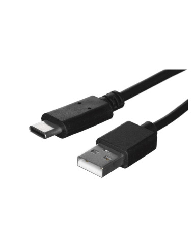 Kabel lanberg qc 3.0 ca-usbo-20cu-0018-bk (usb 2.0 typu a - usb typu c   1,8m  kolor czarny)