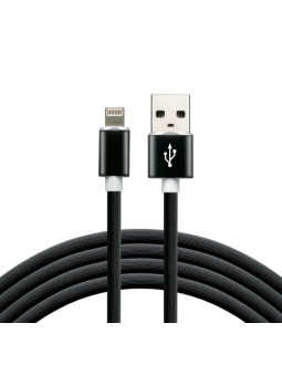 Kabel zasilający everactive cbs-1ib (usb - lightning   1m  kolor czarny) 2