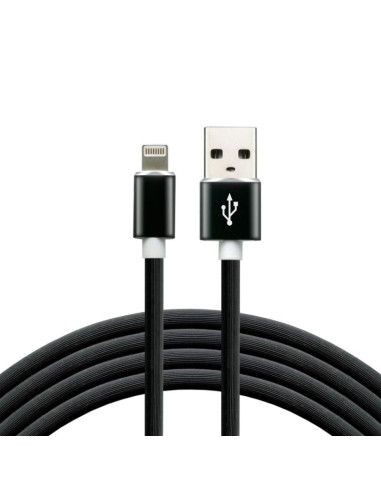 Kabel zasilający everactive cbs-1ib (usb - lightning   1m  kolor czarny)