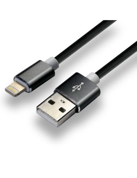 Kabel zasilający everactive cbs-1ib (usb - lightning   1m  kolor czarny)