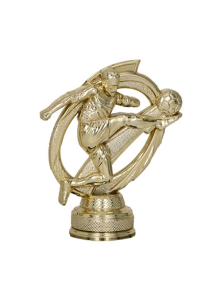 Figurka plastikowa złota - piłkarz