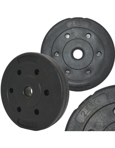 Obciążenie betonowe 2,5 kg enero fit fi29mm