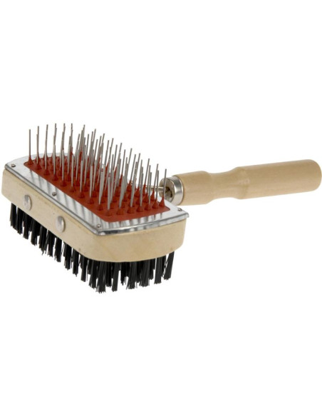 Szczotka dla zwierząt druciana 2 stronna