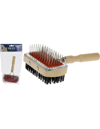 Szczotka dla zwierząt druciana 2 stronna
