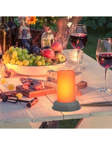 Świeca led efekt płomienia 7.5x9.5cm