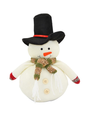 Bałwan dekoracyjny 23cm kapelusznik