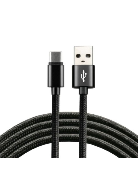 Kabel zasilający everactive cbb-1cb (usb - usb typu c   1m  kolor czarny)