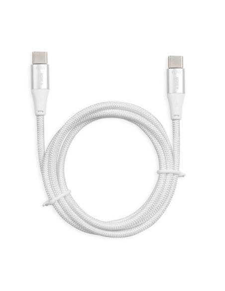Kabel i-box usb typ-c 60w 2m pd/qc biały