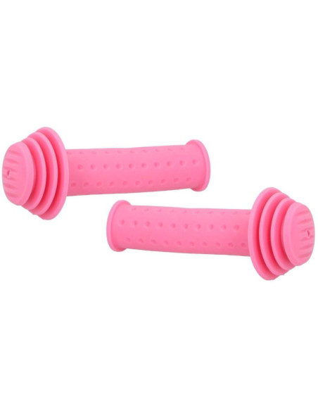 Chwyty rączki gripy do kierownicy 115mm dunlop różowy