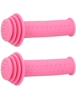 Chwyty rączki gripy do kierownicy 115mm dunlop różowy 2