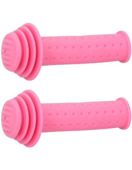 Chwyty rączki gripy do kierownicy 115mm dunlop różowy