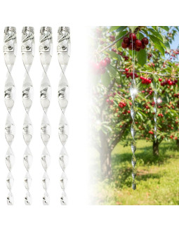 Odblaskowe zawieszki anty ptaki 29 cm 4szt