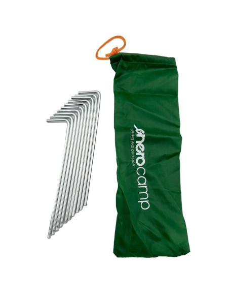 Śledzie szpilki do namiotu 18cm (15+3cm) kpl.10szt metal