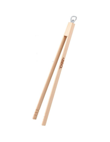 Szczypce drewniane do grilla 48cm z otwieraczem