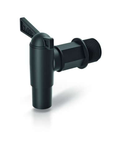 Kran do zbiornika na wodę deszczówkę cantap 3/4 czarny