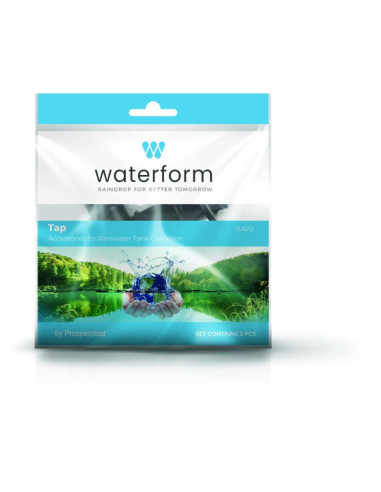 Kran do zbiornika na wodę deszczówkę cantap 3/4 czarny