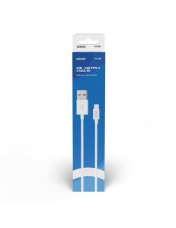 Kabel savio cl-125 (usb typu c - usb 2.0 typu a   1m  kolor biały) 2