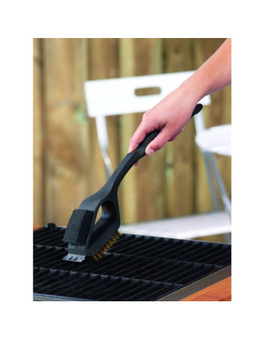 Szczotka do czyszczenia rusztu 3w1 37cm