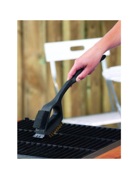 Szczotka do czyszczenia rusztu 3w1 37cm