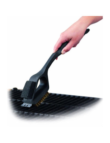 Szczotka do czyszczenia rusztu 3w1 37cm