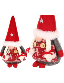 Skrzat gnom dekoracyjny 20cm girl