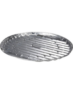 Aluminiowe tacki na grilla śr 34cm 3szt