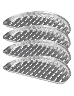 Aluminiowe tacki na grilla half 4szt