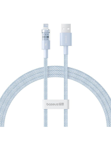 Kabel baseus gem 2.4a 1m (niebieski)