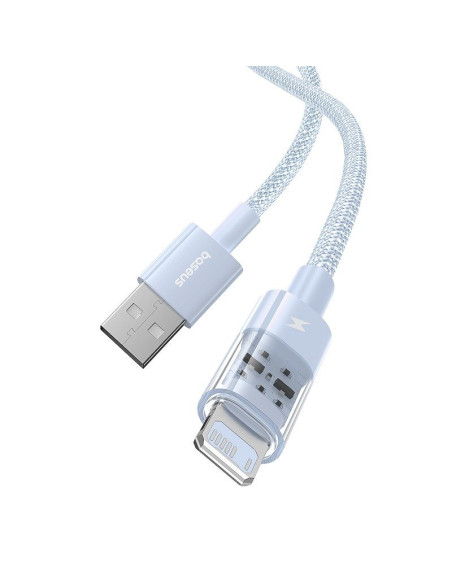 Kabel baseus gem 2.4a 1m (niebieski)