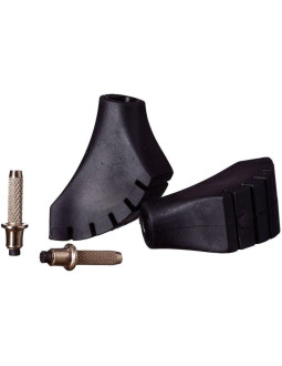 Końcówki nakładki nordic walking kpl.2szt i 2 groty