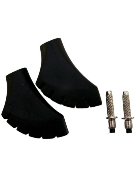 Końcówki nakładki nordic walking kpl.2szt i 2 groty