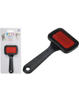 Szczotka dla zwierząt mała druciana pudlówka