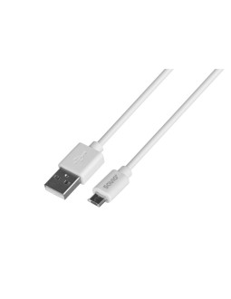 Kabel savio cl-123 (micro usb - usb 2.0   1m  kolor biały) 2