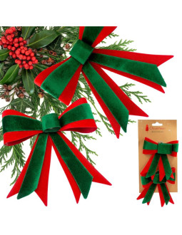 Kokarda dekoracyjna 14cm 2szt 2