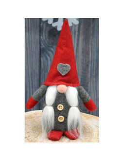 Skrzat dekoracyjny z serduszkiem 20cm girl 2