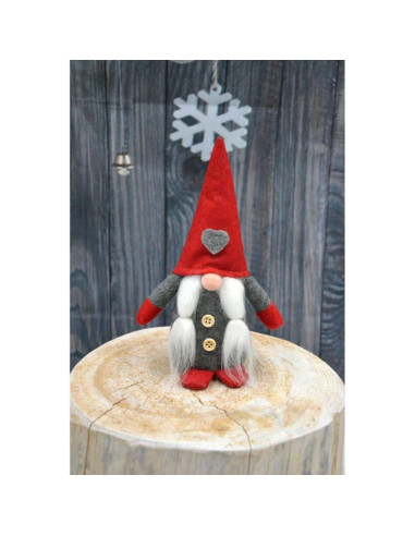 Skrzat dekoracyjny z serduszkiem 20cm girl