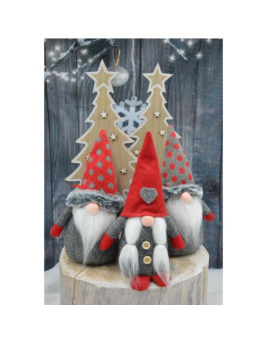 Skrzat dekoracyjny z serduszkiem 20cm girl