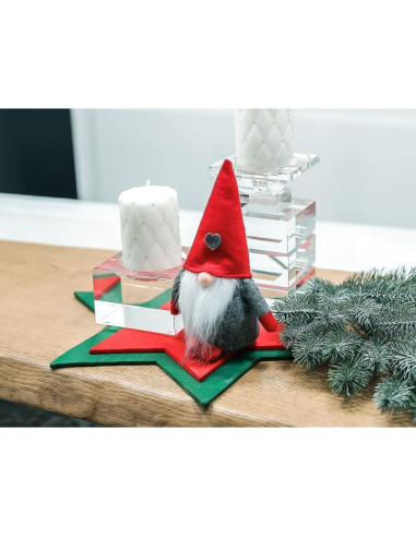 Skrzat dekoracyjny z serduszkiem 20cm boy