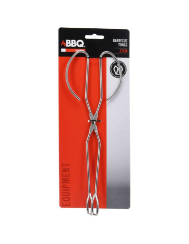 Szczypce do grilla dł. 27cm srebrne