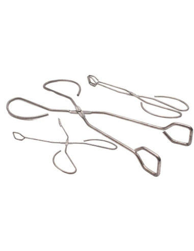 Szczypce do grilla dł. 27cm srebrne