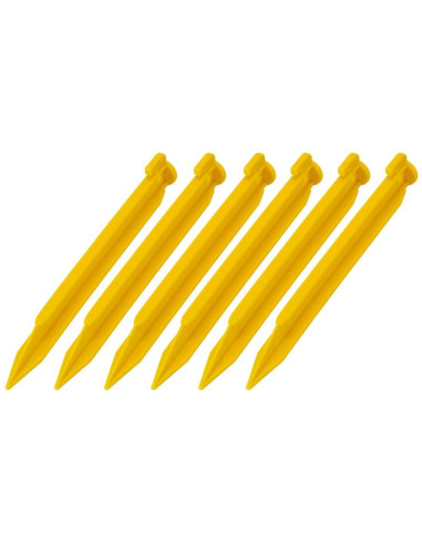 Śledzie do namiotu 22cm kpl. 6szt plastik enero camp