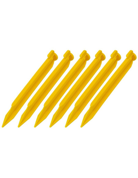 Śledzie do namiotu 22cm kpl. 6szt plastik enero camp