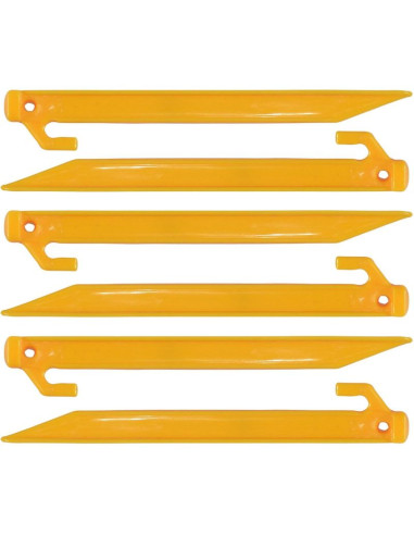 Śledzie do namiotu 22cm kpl. 6szt plastik enero camp