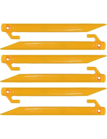 Śledzie do namiotu 22cm kpl. 6szt plastik enero camp