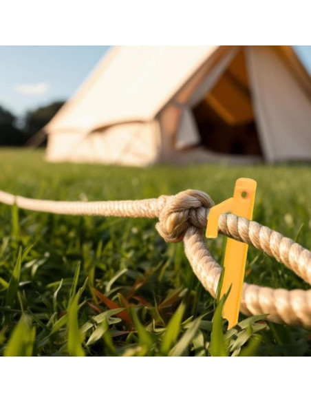 Śledzie do namiotu 22cm kpl. 6szt plastik enero camp